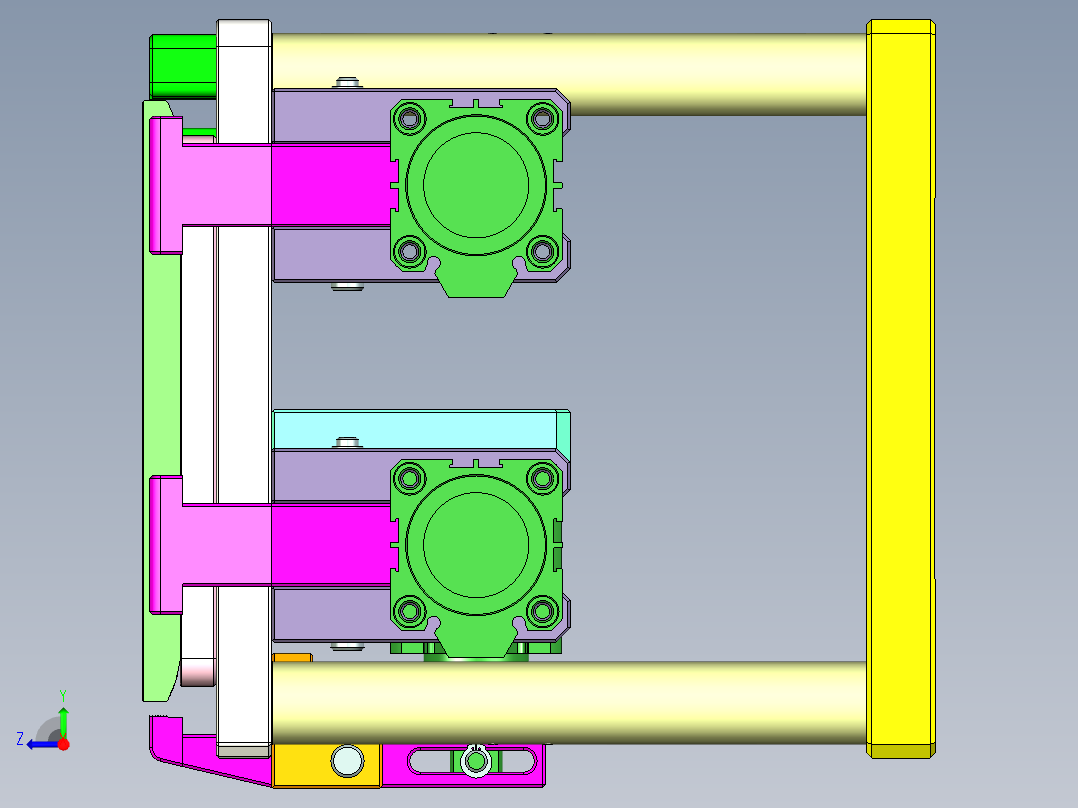 FONE-D-笔记本CNC工装夹具三维模型CNC1-1114右视图
