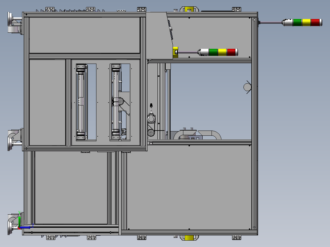 5G天线焊接组装插件线sw22可编辑左视图
