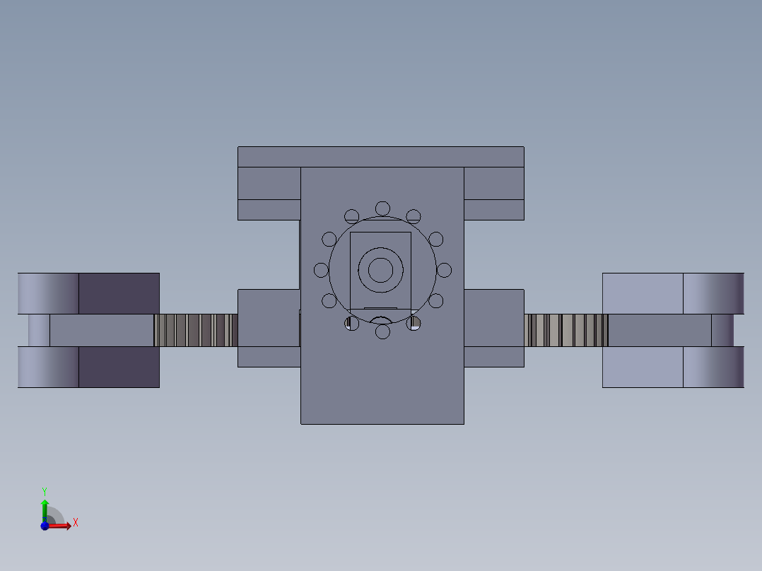 力控制夹持器（需要特征识别）前视图