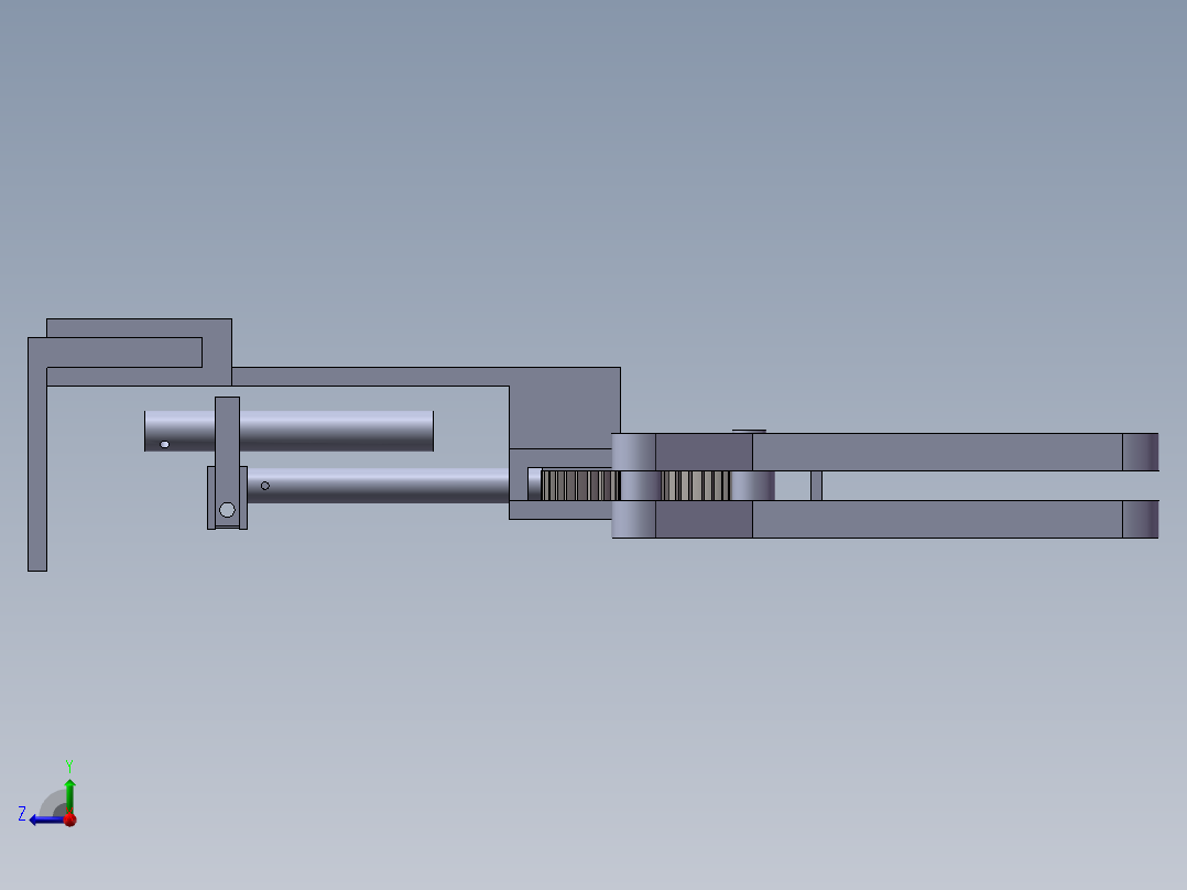 力控制夹持器（需要特征识别）右视图