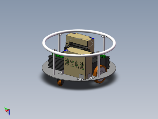 餐饮机器人常用驱动底盘