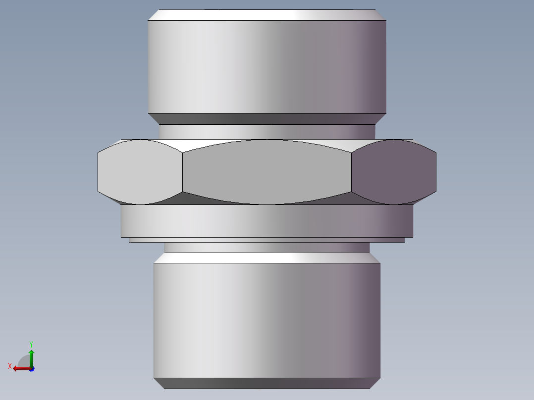 英制管螺纹ED密封、1CB-22-08WD后视图