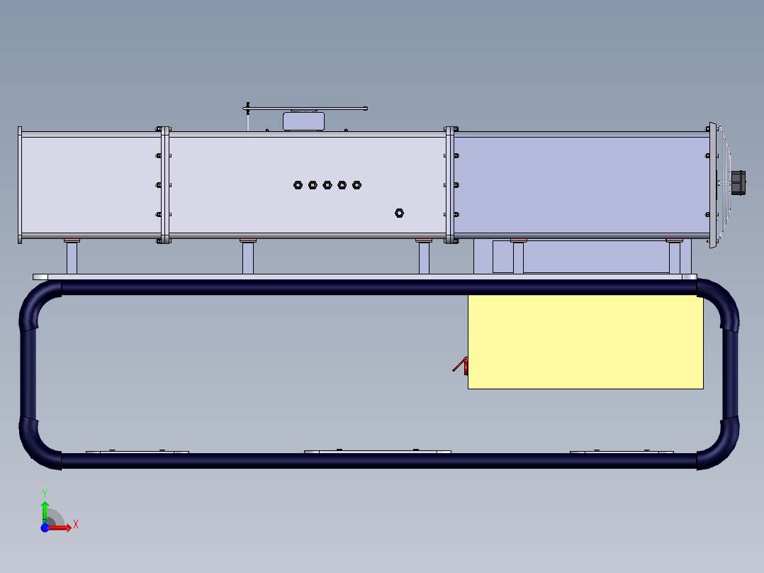 对流式干燥机1前视图