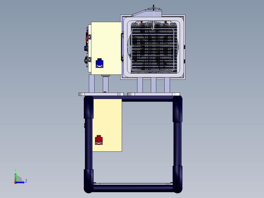 对流式干燥机1左视图