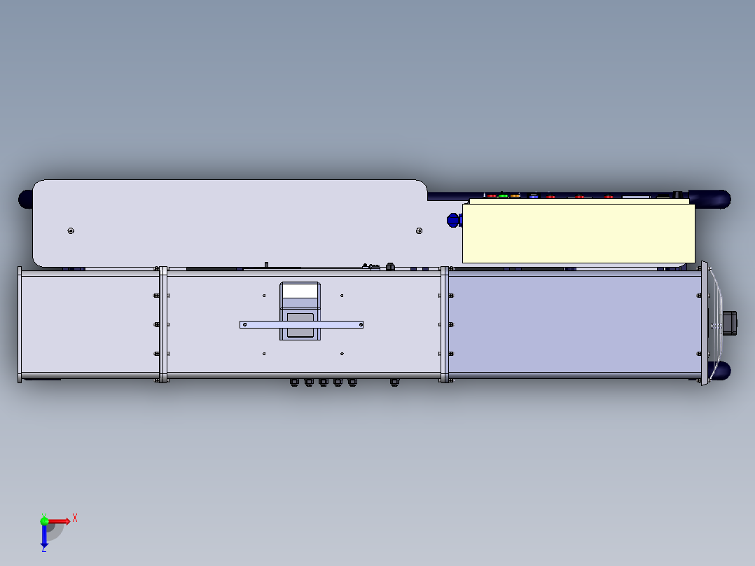 对流式干燥机1俯视图