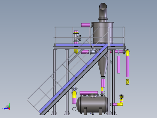 生产管道平台右视缩略图