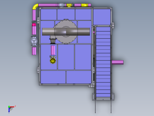 生产管道平台俯视缩略图