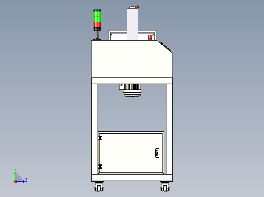 B3003733-托盘出料包装机左视图