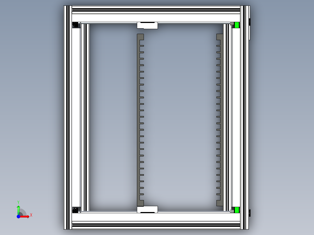 A2004283-PCB杂志装载器内腔前视图
