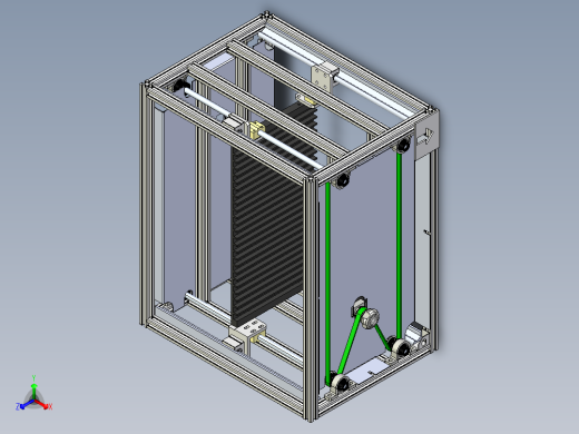 A2004283-PCB杂志装载器内腔正等轴测缩略图