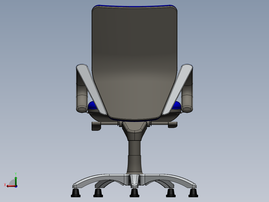 椅子、凳子(40)后视图