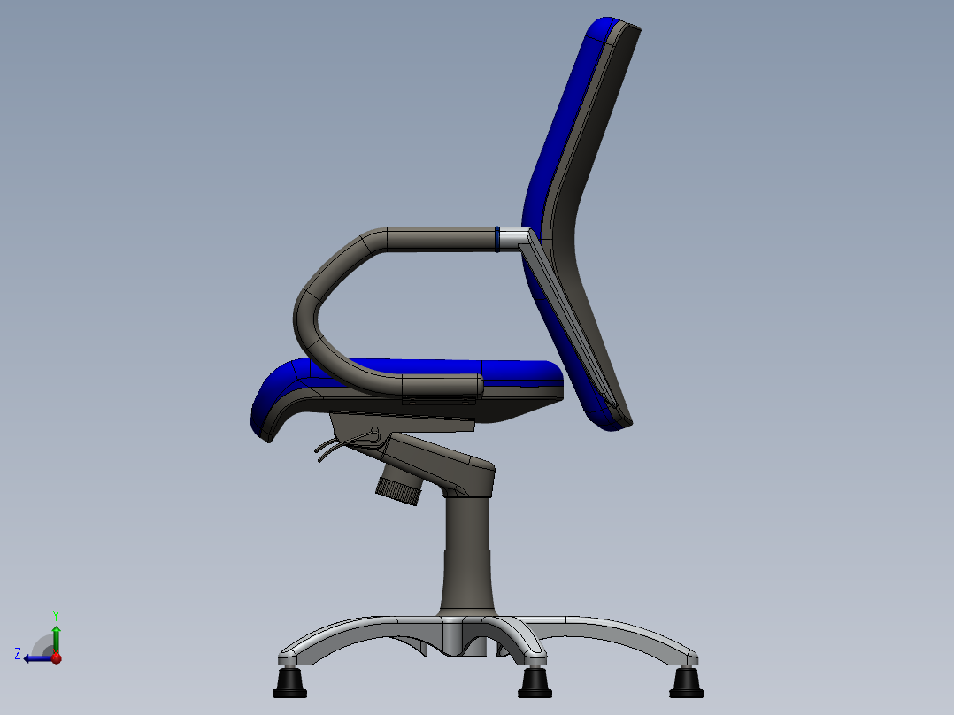 椅子、凳子(40)右视图