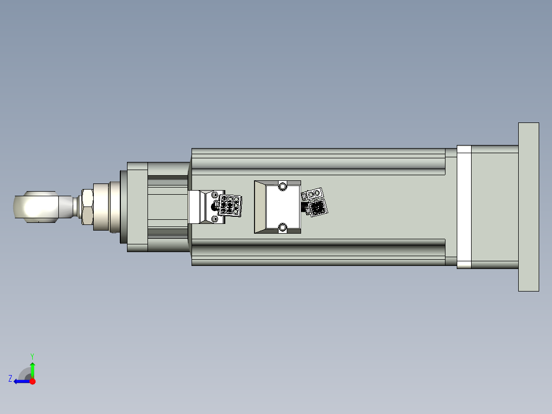 折返式电动缸G-210525右视图