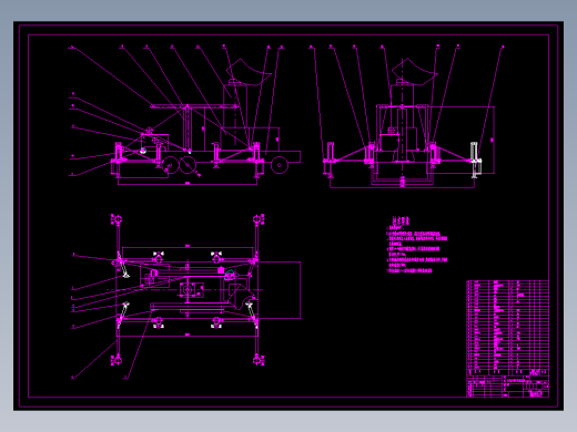 JX0873-车载装置升降系统的开发(论文+DWG图纸)