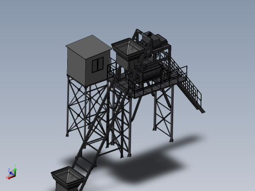 JS1000混凝土搅拌机整套模型266525==150k