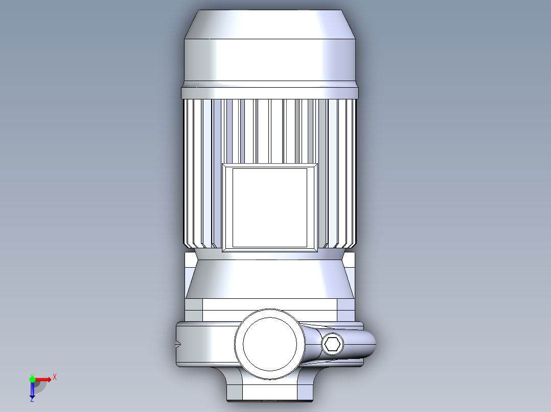 格兰富离心泵三维模型NS30-36CVBP俯视图