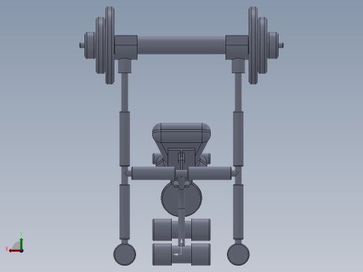 儿童举重床3 (3)后视缩略图