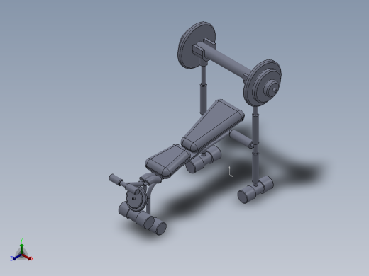 儿童举重床3 (3)正等轴测缩略图