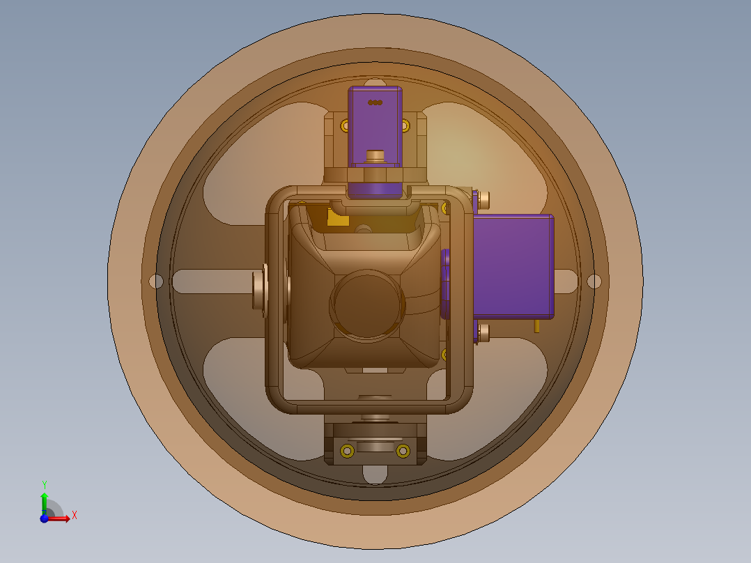 BlueROV2 云台摄像机单元前视图