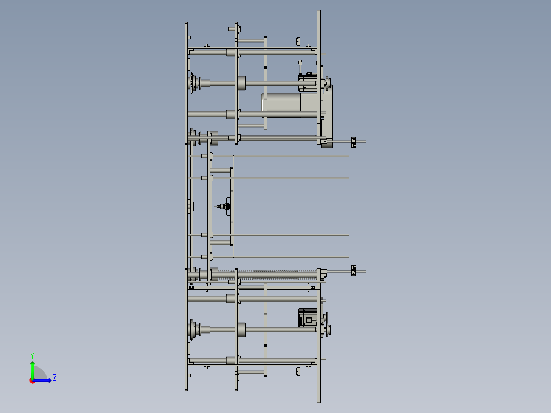 上箱升降机构左视图