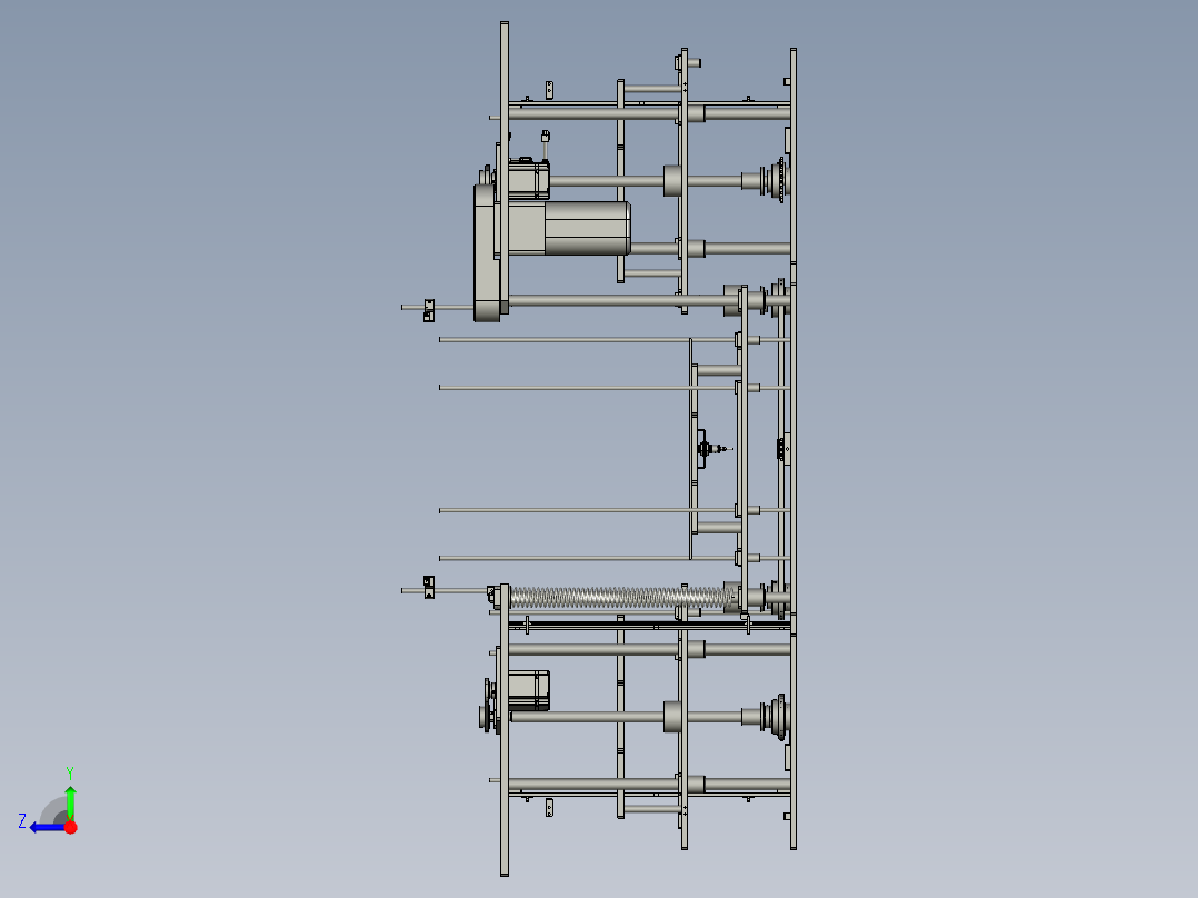 上箱升降机构右视图