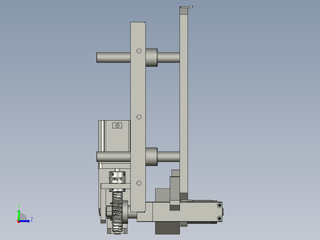 PCM板空托盘送料组合_0210A左视图
