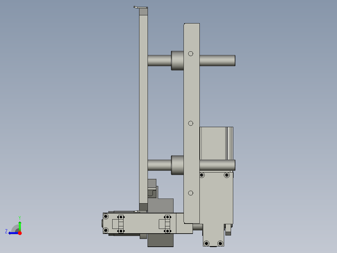 PCM板空托盘送料组合_0210A右视图