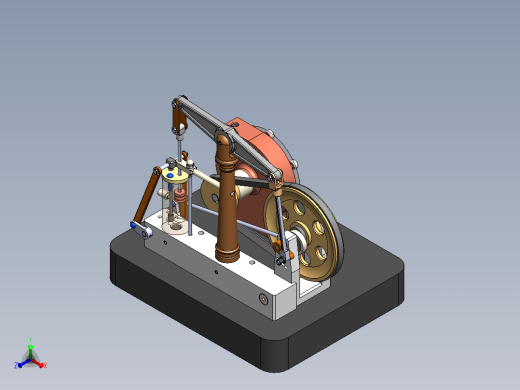 蒸汽机正等轴测缩略图