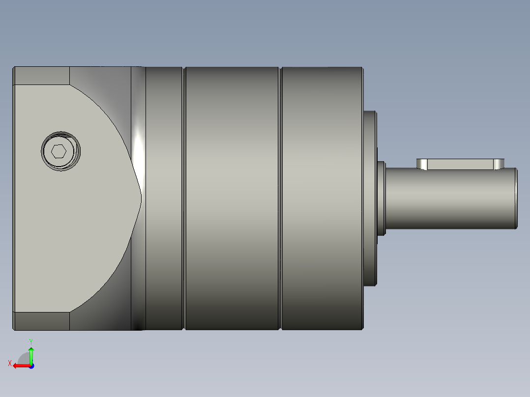 减速机PL60-L1(1)后视图