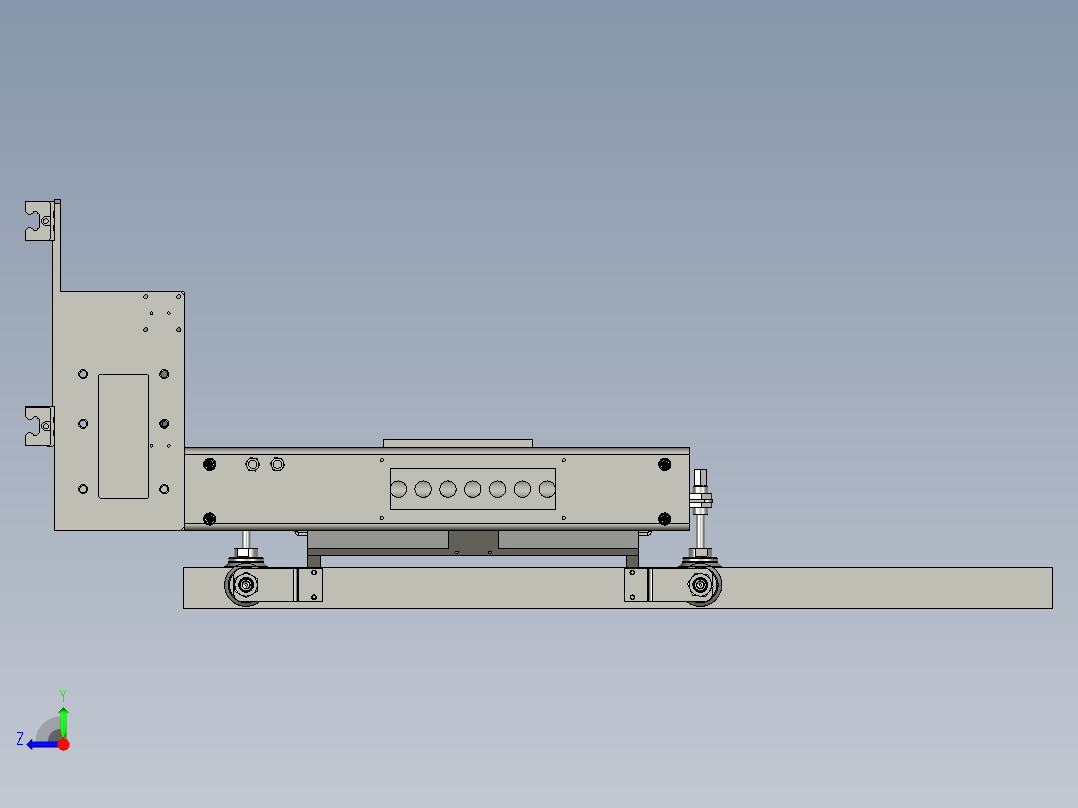 DX231007A-顶护角夹爪部装右视图