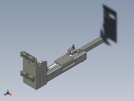 DX231007A-顶护角夹爪部装正等轴测缩略图