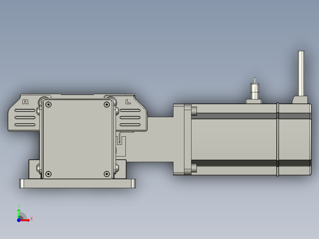 K80N欧规同步带重载模组K80NA-1H80-L5200-1A-MR-T750W19前视图