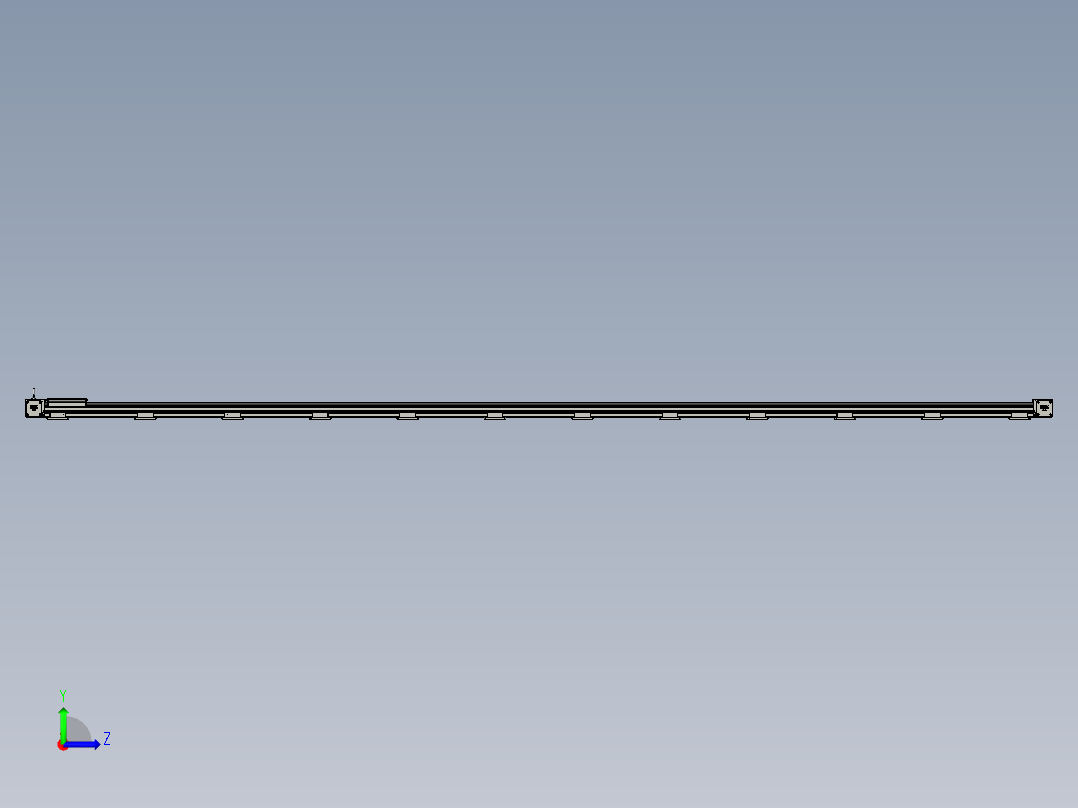 K80N欧规同步带重载模组K80NA-1H80-L5200-1A-MR-T750W19左视图
