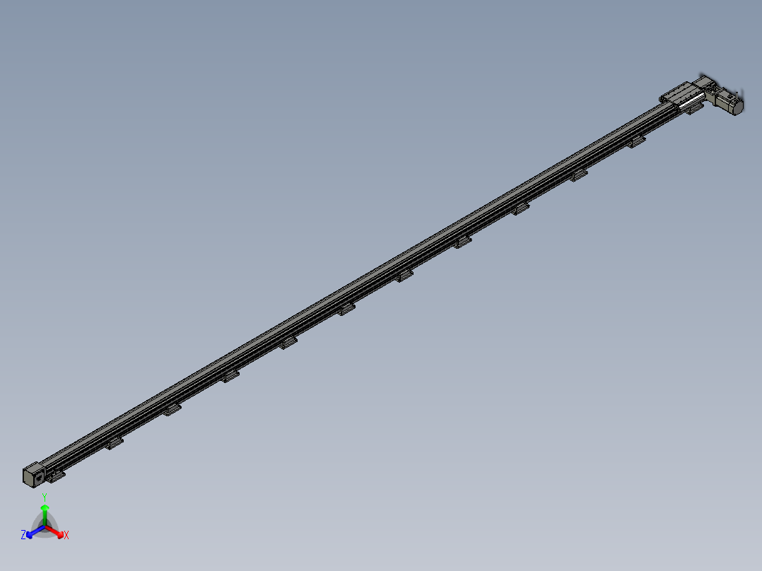 K80N欧规同步带重载模组K80NA-1H80-L5200-1A-MR-T750W19正等轴测图