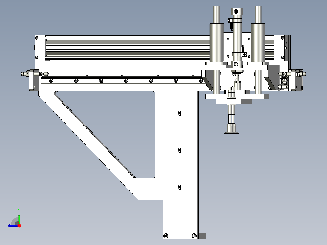 DCD20-09电池下料机械手右视图