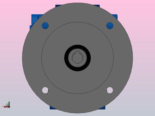 SAZ57ZP蜗轮蜗杆减速机SAZ57-13.67-M1-A-Φ30-P90后视缩略图
