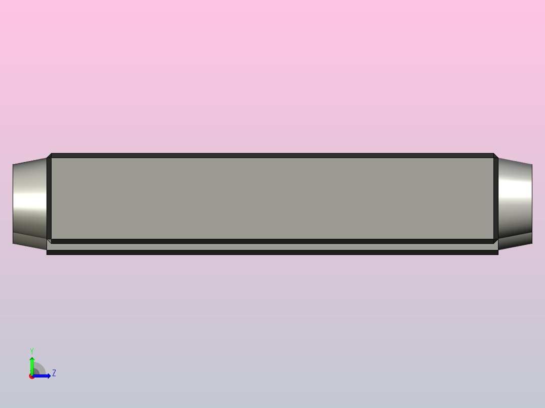 交叉滚子直线导轨左视图