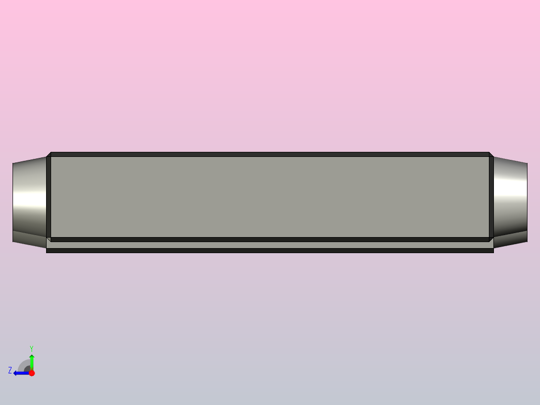 交叉滚子直线导轨右视图