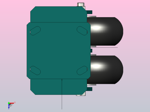 旋转支架-双轮ALBION 115AX062脚轮俯视缩略图