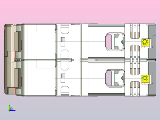 NB8-63 1P&amp;N小型断路器三维模型202307左视缩略图