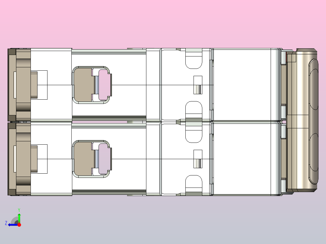 NB8-63 1P&amp;N小型断路器三维模型202307右视图