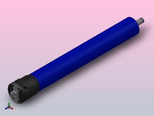 SM35S标准型管状电机[SM35S-10-19]正等轴测缩略图
