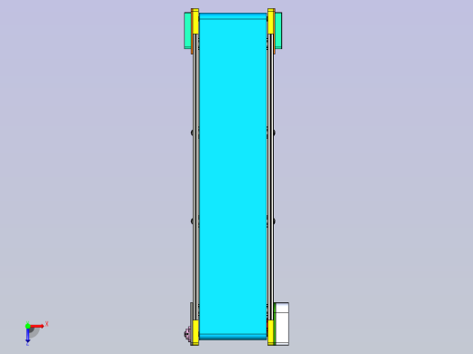 输送线3D模型俯视缩略图