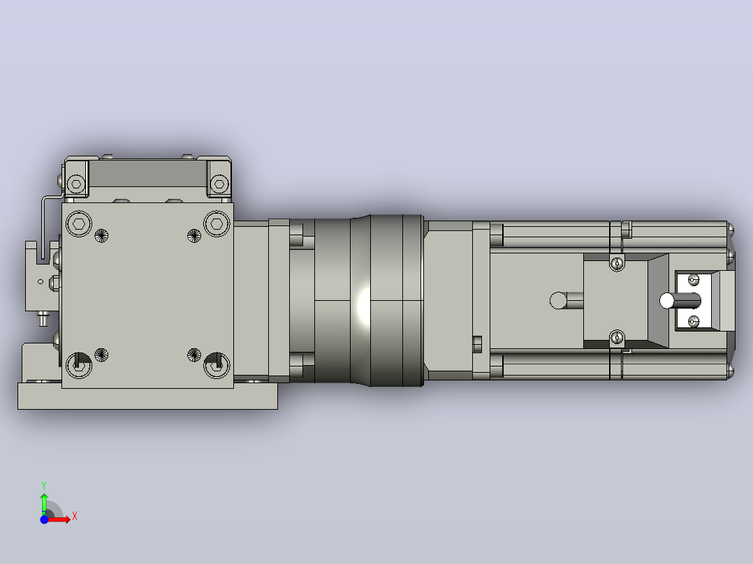 MKB65欧规皮带滑台[MKB65.L120.300.LT.P40.C3]前视图