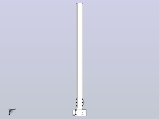 皮带直线轴半封闭可选导轨TPA-HNB-65S-90-L850-RP-C-P20-N3俯视缩略图