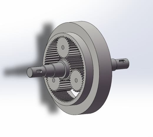 行星轮系减速器（SW+CAD）缩略图