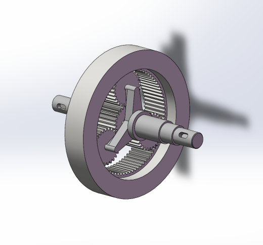 行星轮系减速器（SW+CAD）缩略图