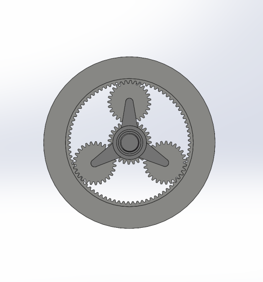 行星轮系减速器（SW+CAD）缩略图