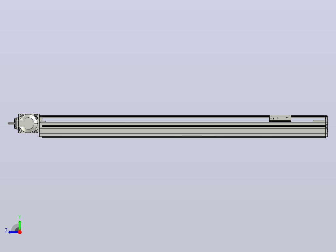 MT75BT半封闭皮带滑台[MT75BT.L80.700.L.P40.C3]右视图