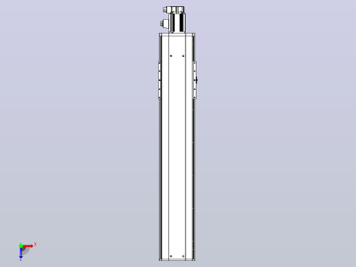 日规模组半封闭丝杆TPA-HNR-220D-3210C-L900-M-C-P1K-N3俯视缩略图
